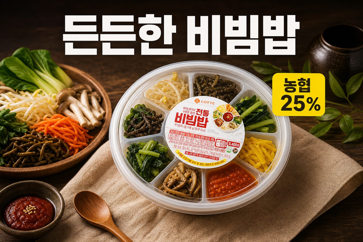 세븐일레븐 9월 비빔밥 3종 농협카드 25% 할인 POP 1