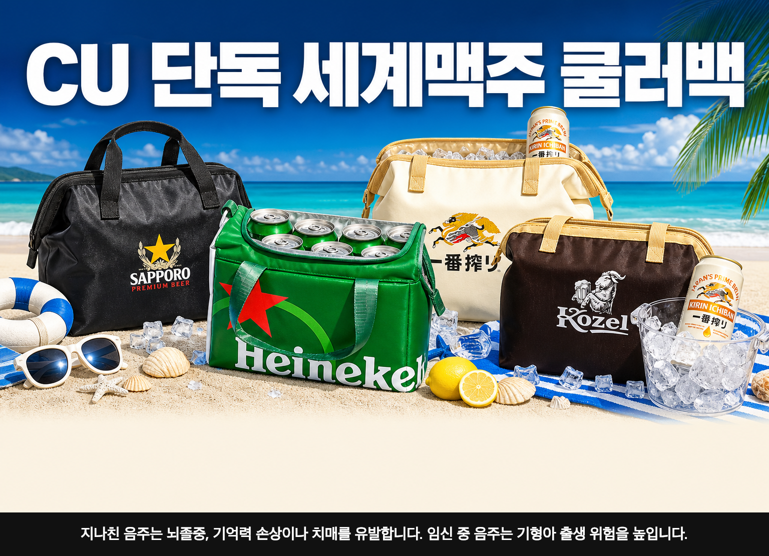 CU 세계맥주 쿨러백 POP 1