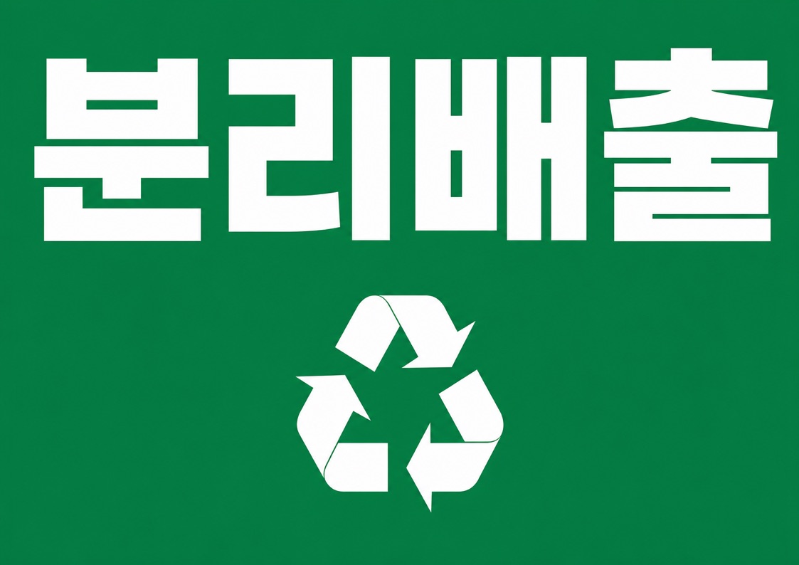 분리배출 안내문 POP 1