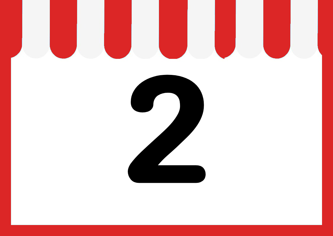 "2+1행사" 편의점 쇼카드 POP (가로·세로 + 낱글자) 3