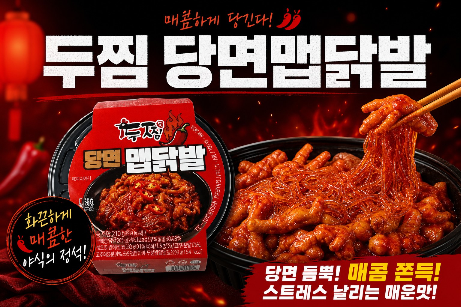 두찜 당면맵닭발 POP