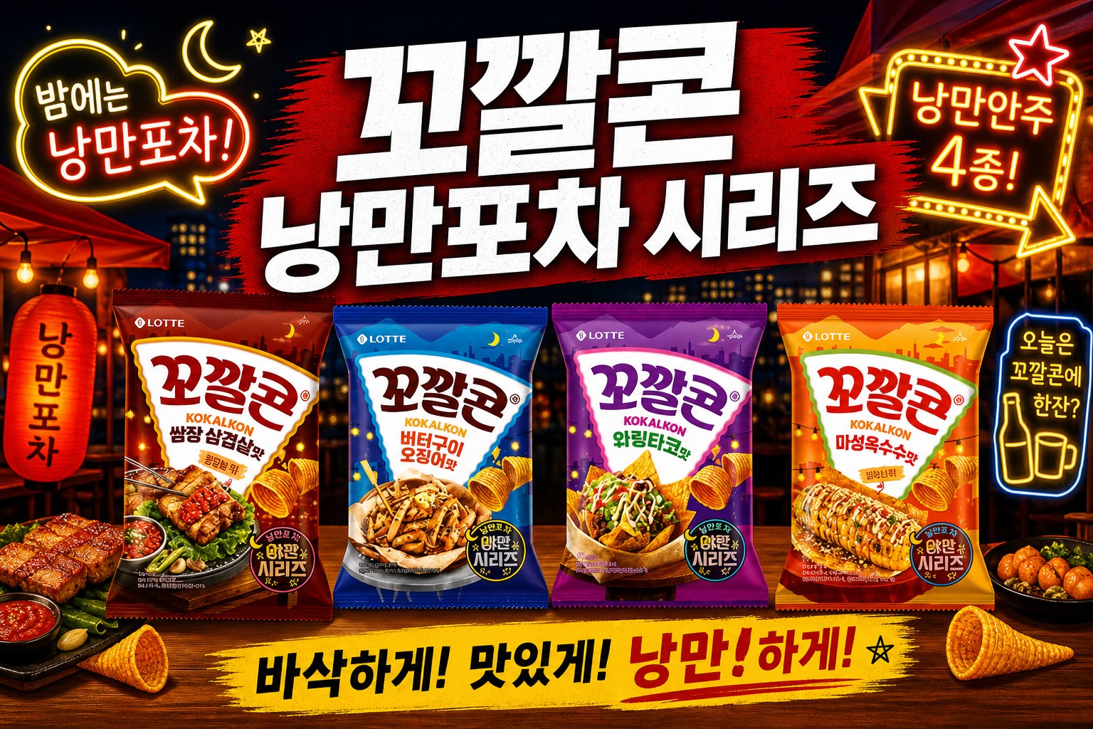 꼬깔콘 낭만포차 시리즈 POP